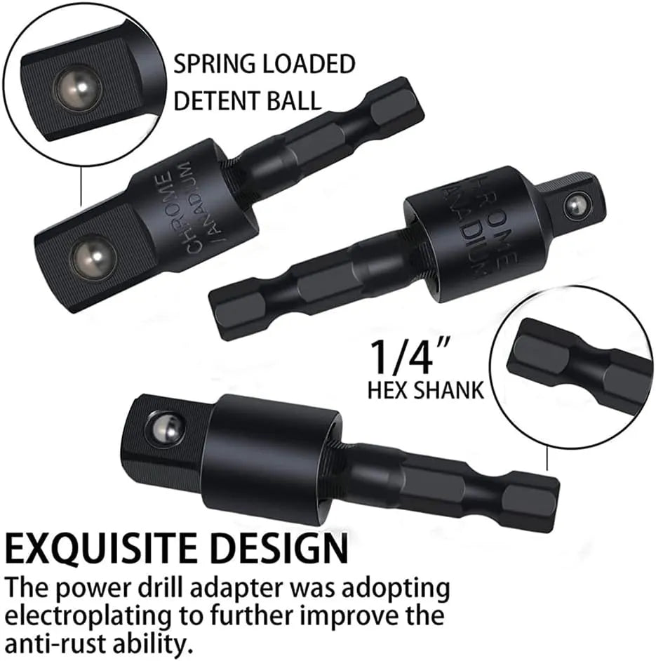 🔧 105° Magnetic Bit Angle Extension Driver