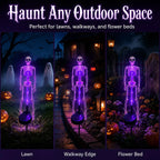 Solar Skeleton Yard Stake – Halloween Garden Light