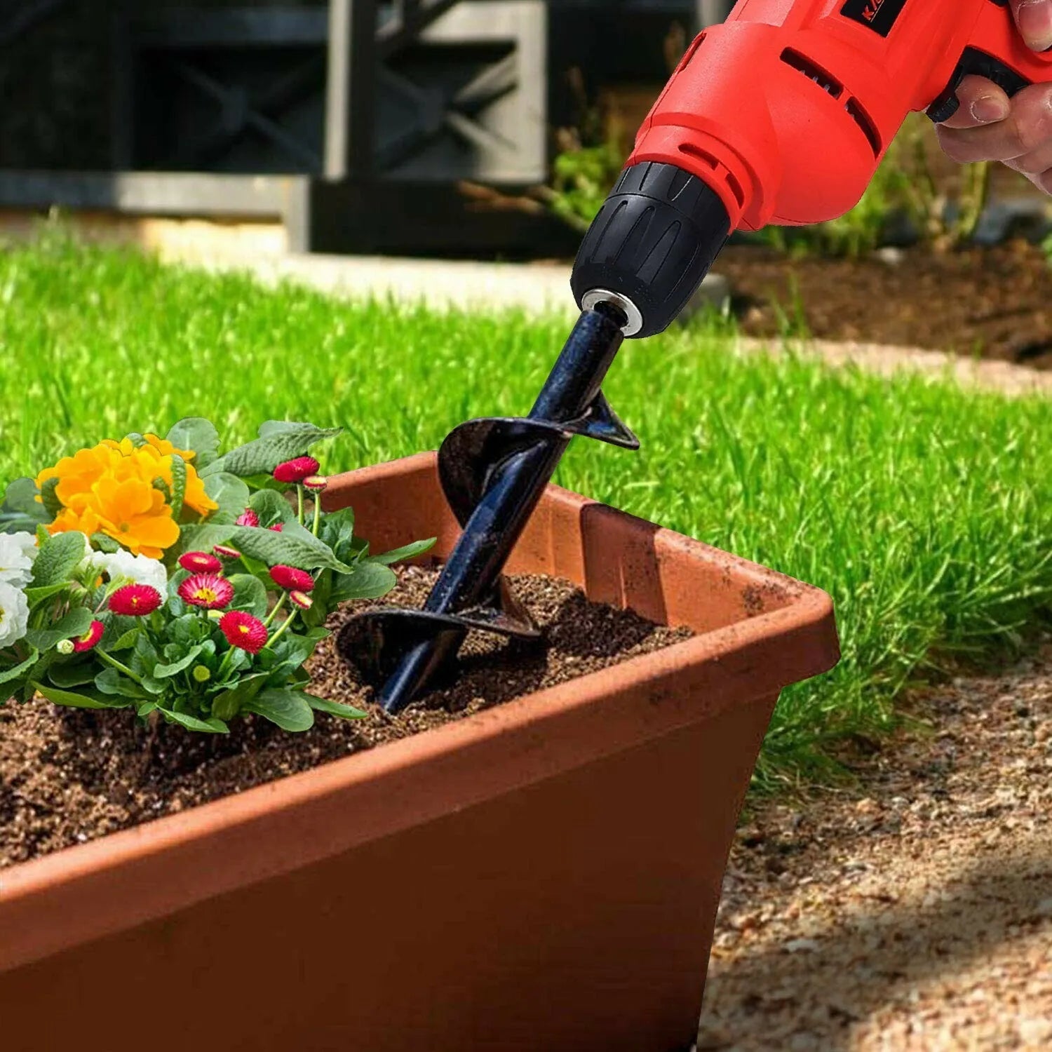 Easy Gardening Auger Spiral Drill Bit - Buy More Save More