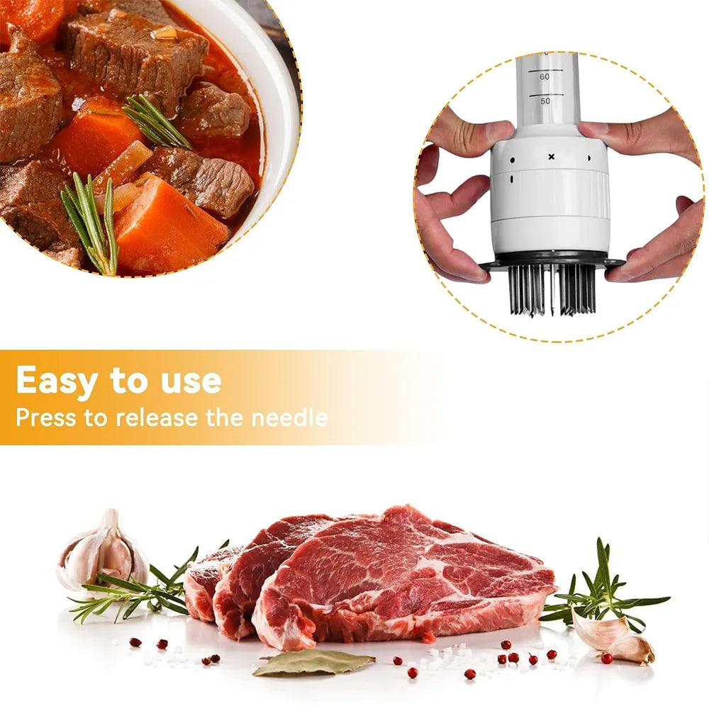 🍖 Meat Tenderizer & Marinade Injector Kit