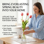 🌷 Lifelike Tulip Bouquet Décor for Every Space