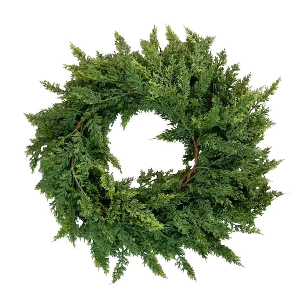 🎄 Christmas Cedar Rattan Wreaths