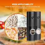🧂⚡Electric Salt & Pepper Grinder Set – 2 Pack Automatic Spice Mills  🎈