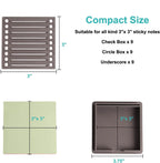 Sticky Note Holder & Stencil Set