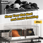 🧢 Premium Stackable Hat Storage Organizer