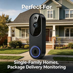🚪 Smart 1080P Wi-Fi Video Doorbell Camera