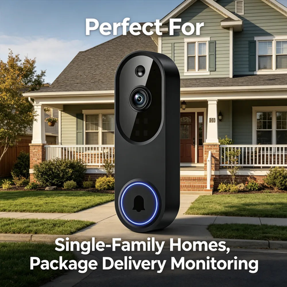 🚪 Smart 1080P Wi-Fi Video Doorbell Camera