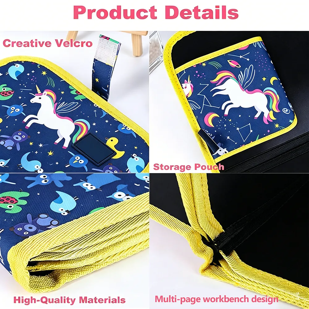 🎨Portable Reusable Drawing Board Set for Kids – Erasable Educational Travel Art Toy