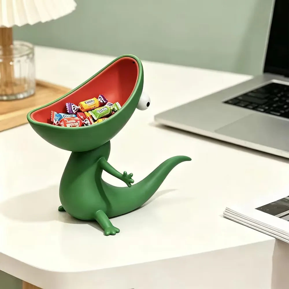 🦎 Cute Lizard Soap Dish & Multi-Purpose Organizer