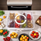 Ultimate Snackle Box with Lid – Portable & Convenient Food Storage