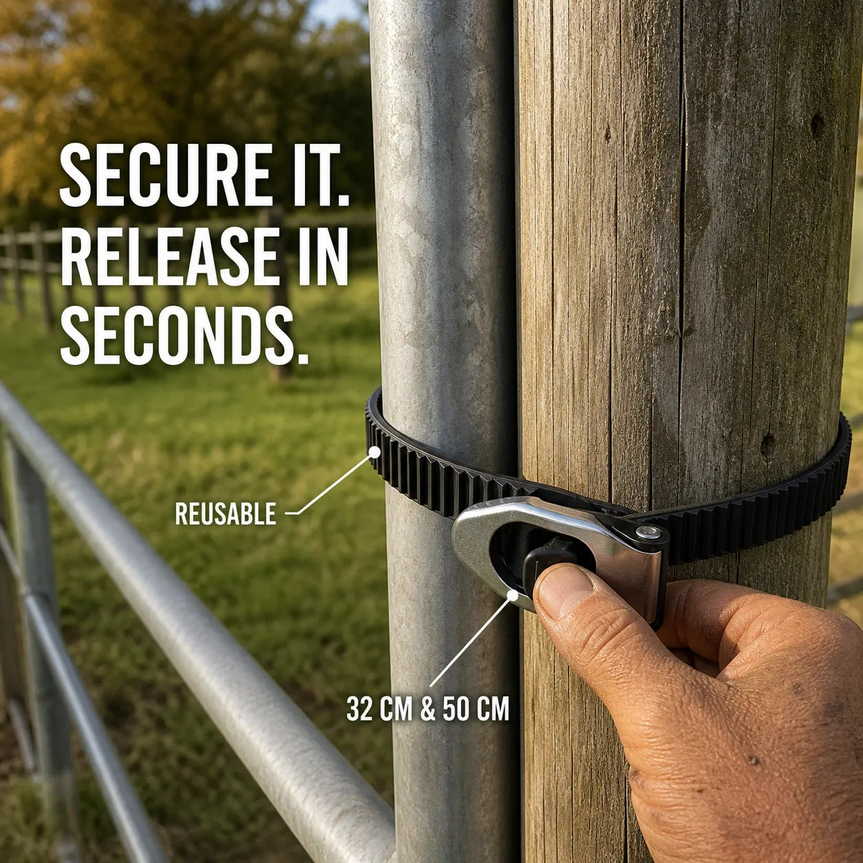 Heavy-Duty Quick-Lock Utility Straps