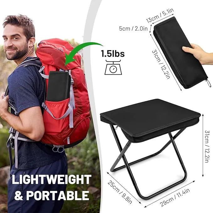 Adventure Anywhere with the Ultra-Light Folding Camping Stool🔥🔥🔥
