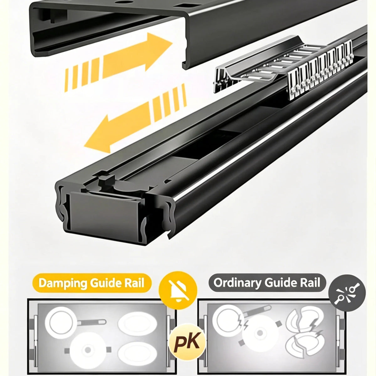 ✨ Pull-Out Cabinet Organizer System