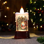 ✨ Christmas Water Candle Lamp – Festive Light & Holiday Centerpiece