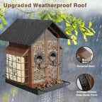 🐦 Outdoor Bird Feeder with Dual Suet Cages