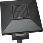 Vintage Solar Courtyard Post Lamp — Warm Ground-Stake Path Light