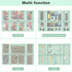 💊 Two-Piece Daily Pill Box Set – Foldable, Magnetic & Portable