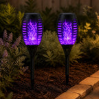 Solar Flickering Flame Torch Lights