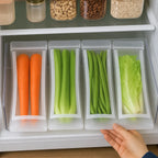 Double-Rib Fresh-Lock Vegetable Storage Bags