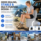 🚽 Portable Folding Camping Toilet – Comfortable & Convenient for Travel