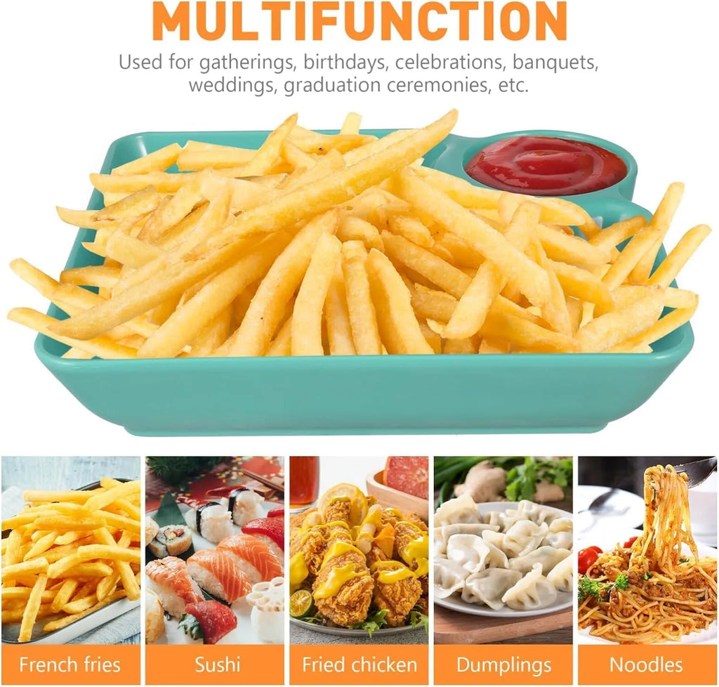 All-in-One Snack & Dip Plate