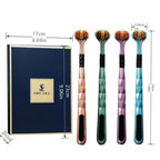 3-sided Toothbrush — 5 Counts/set Soft & Gentle Toothbrush, Comfort Oral Care Toothbrush