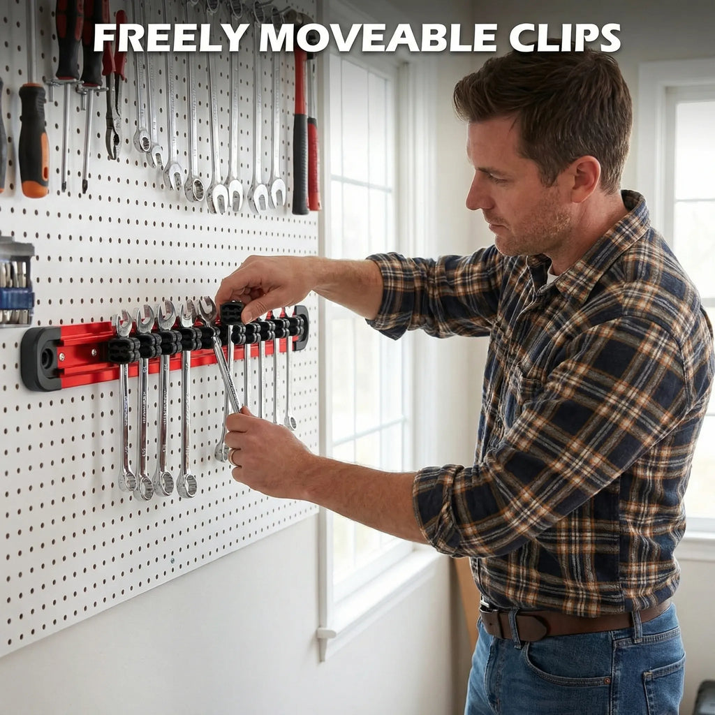 🔧 Magnetic Screwdriver & Wrench Organizer