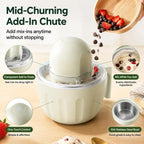 Rechargeable One-Touch Ice Cream Maker