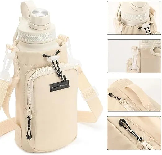 🔥Water Bottle Carrier Bag with Phone Pocket