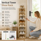 👟 Vertical Tower Shoe Rack