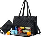🌟 The Ultimate 2-in-1 Tote Bag – Where Elegance Meets Functionality! 🍽️