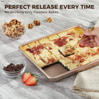 Nonstick Baking Pans Set - 9-inch, 13-inch, 15-inch – Perfect for Meats, Bread, and Cakes 🍰
