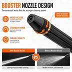 🚿🌿Adjustable Garden Hose Nozzle – High Pressure Multi-Pattern Spray Nozzle