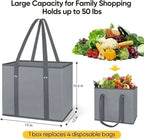 Thickened reusable shopping bag (foldable, sturdy, waterproof) 🛒✨