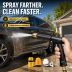 Portable High-Pressure Water Sprayer with Adjustable Brass Nozzle