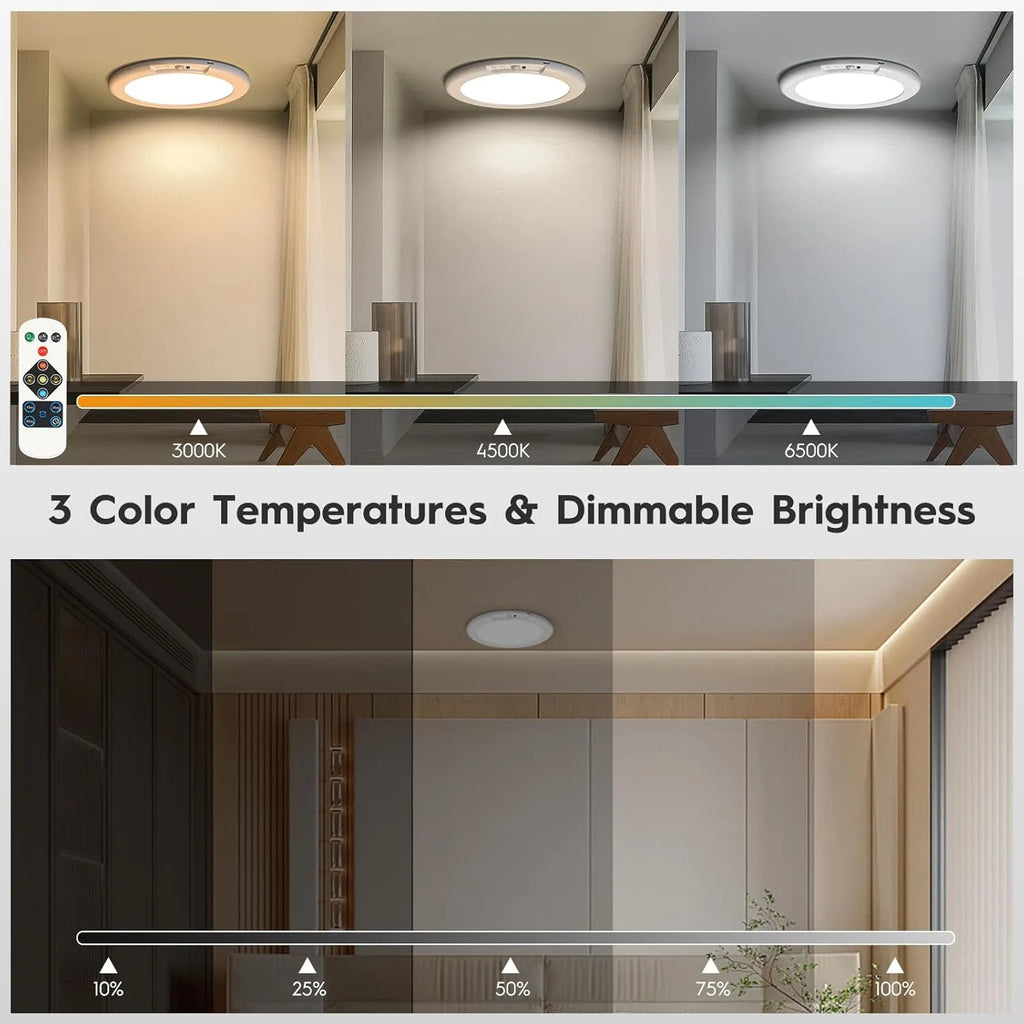 💡Rechargeable Motion Sensor LED Ceiling Light