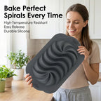 🍞 Beautiful results, perfect release. Non-Stick Silicone Baking Pan