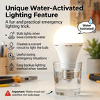 💡🔋Rechargeable Emergency Light Bulb with Backup Power