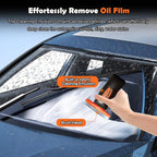 🚗 Car Glass Cleaner Oil Film Cleaning Brush – Windshield Cleaner Tool for Automotive Glass & Mirror Cleaning