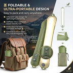 🏕️ Rechargeable Camping Light Strip – Foldable Waterproof LED Tent Light with Type-C Charging