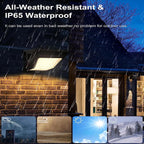 Solar-Powered Clip-On LED Security Light with Motion Sensor