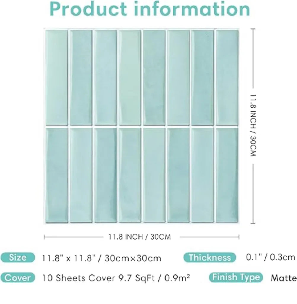 3D Peel and Stick Wall Panels – Modern Matte Finish for Home Décor, Kitchen, Bathroom, and Living Room 🏠🎨✨