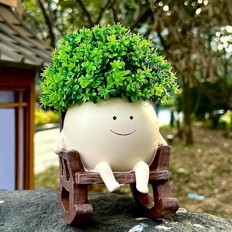 🌼 Smiley Face Planter Pot – Add a Touch of Joy to Your Space