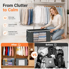 🧺 Extra-Large Foldable Clothing Storage Bags – Keep Your Wardrobe Neat & Organized