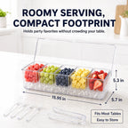🧊 5-Compartment Chilled Tray