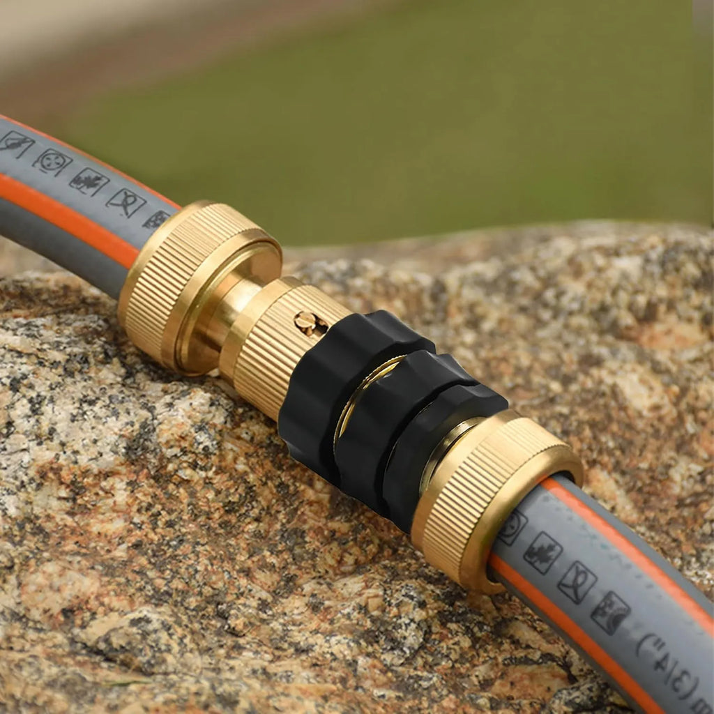 💧 Aluminum Alloy Garden Hose Connector (Quick-Connect 3/4")