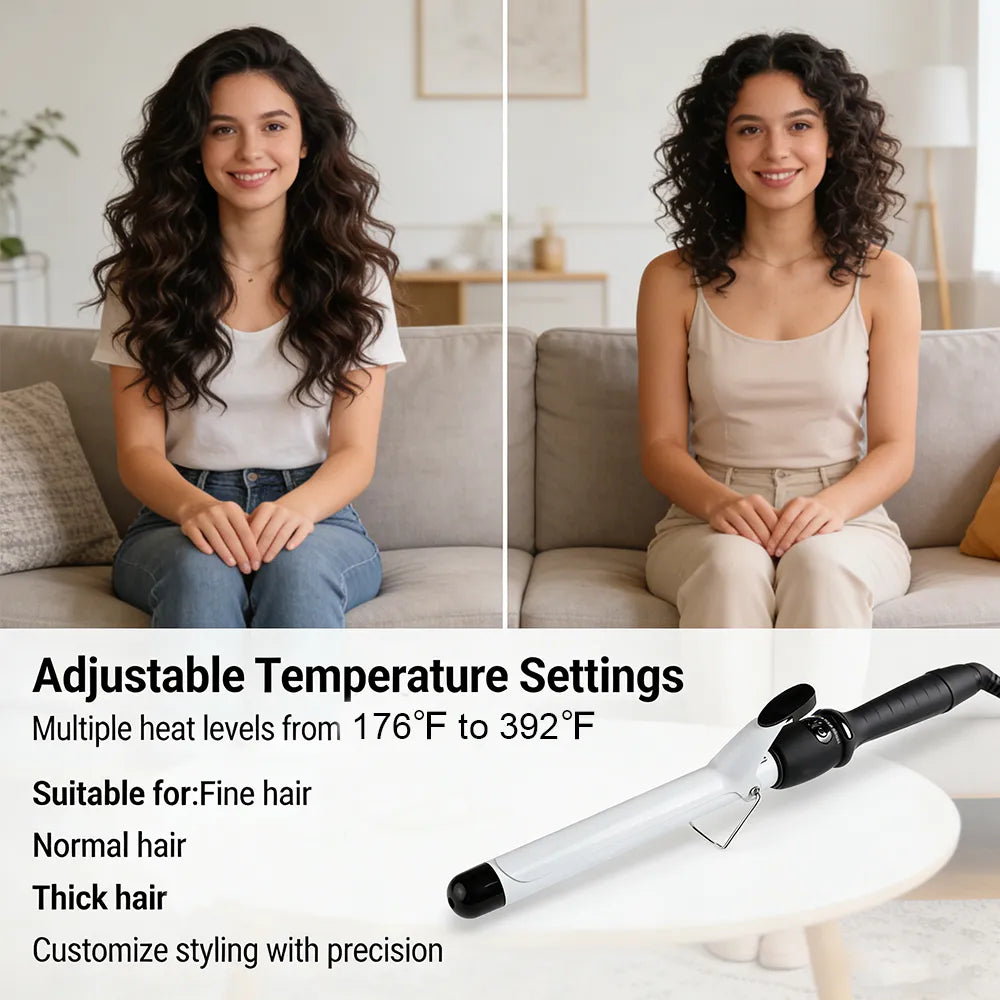 💁‍♀️ Professional Ceramic Hair Curling Iron