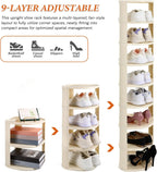 👟 Vertical Tower Shoe Rack