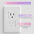 Safety Innovations Self-Closing Babyproof Outlet Covers