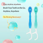 5-in-1 Mini Toothbrush & Floss Set - Compact Oral Care Kit for Travel & Business Trips (26pcs/Pack)